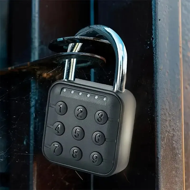 Tuya Lock Smart Biometrische Vingerafdrukslot Tuya Deur Elektronisch Slot Sleutelloos Snel Ontgrendelen Cijfercode Hangslot Ip67 Waterdicht