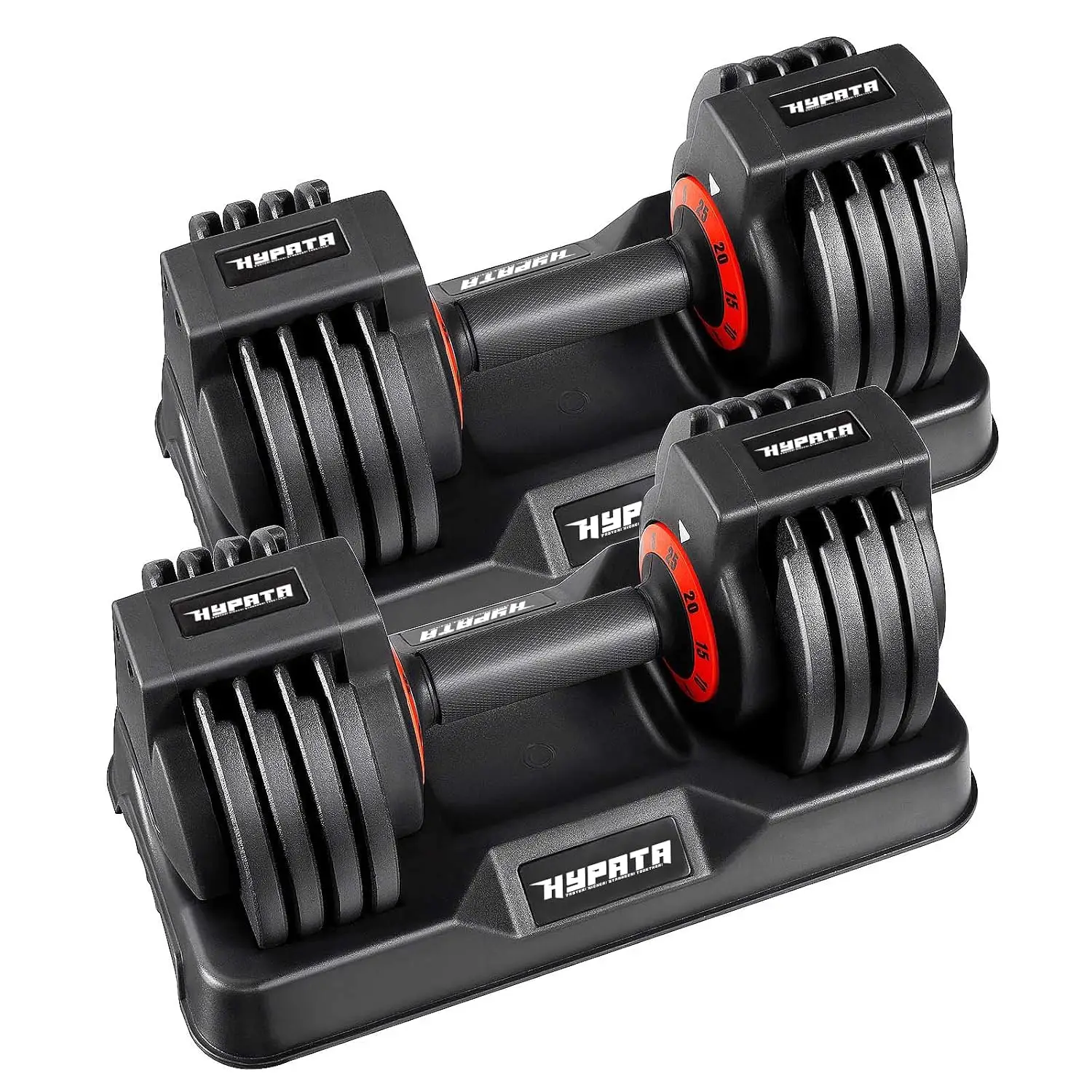 25/50/55 lbs Adjustable Dumbbell Set Pair Weight for Exercise Men & Women Home Gym, Customized