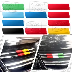 ABS Plastic France/Germany/Italian Flag Emblem Front Grille Grill Cover Trim Fit For Peugeot 301 408 2008 3008 5008 New 308