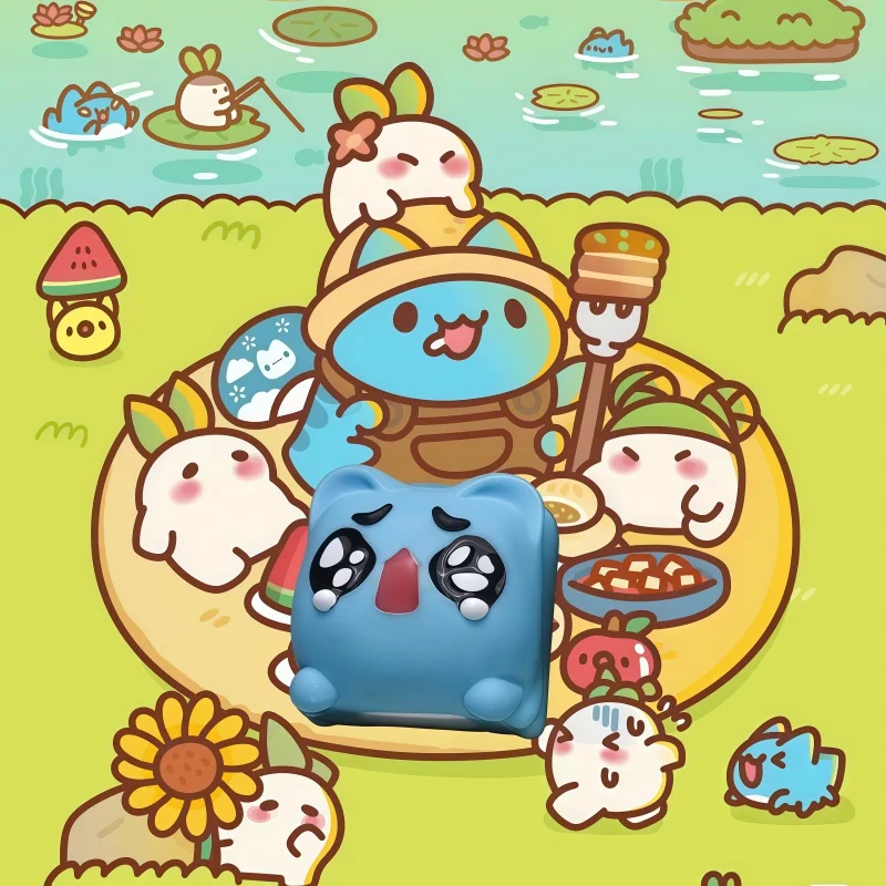 

Колпачки для клавиш на тему кошки, одинарный материал из смолы, милый креативный индивидуальный подарок положения ESC, многослойный капельный клей ручной работы, процесс аниме