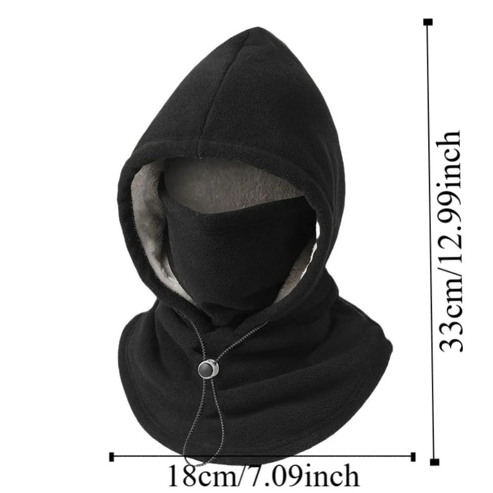 عارضة الحراري الصوف بالاكلافا قبعة الرباط يندبروف مقنعين الرقبة الباردة واقية الرقبة أدفأ أقنعة هود بيني الخريف #6