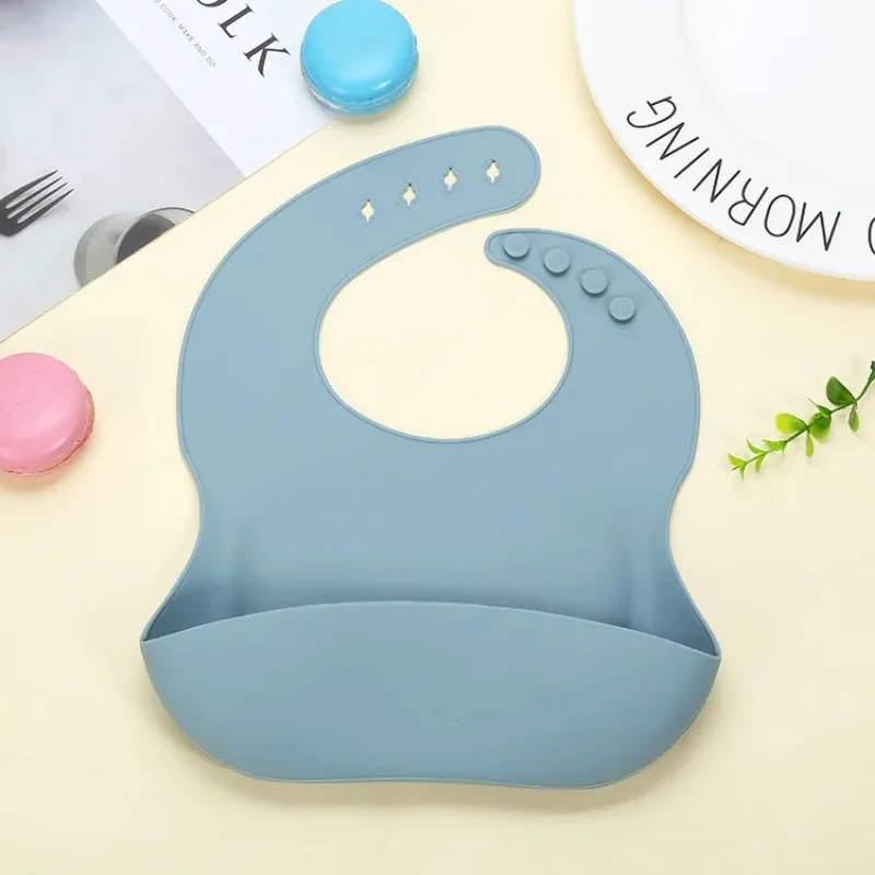 Ins Baby Bibs 3D Slicone Waterproof Bibs Adjustable Size Baby Feeding ToolsSaliva Dripping Towel Children Scarf BPA Free Baberos