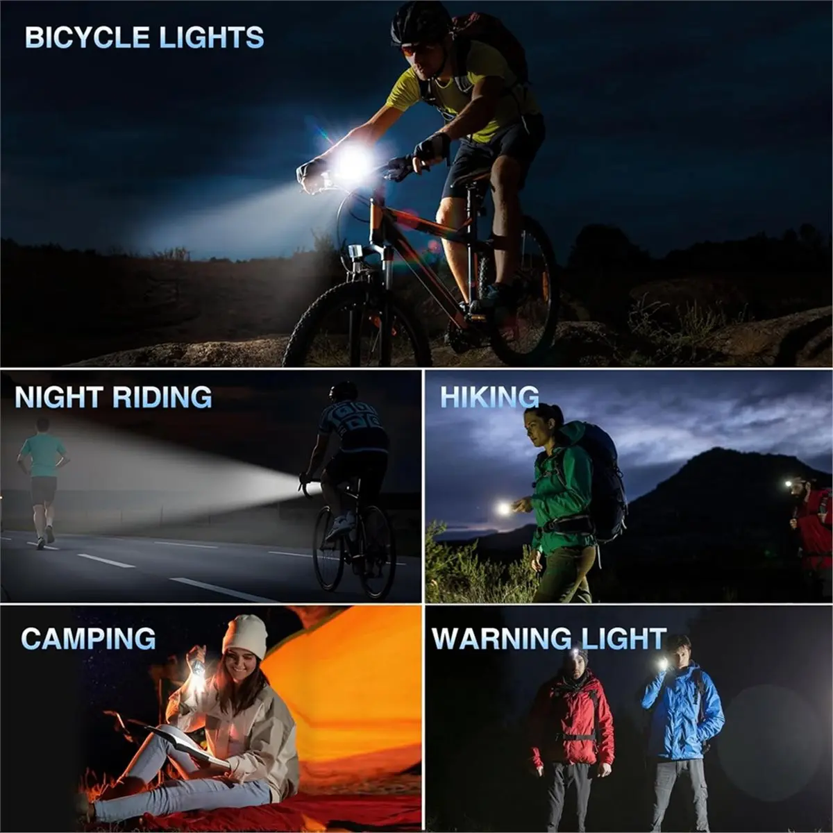 

AD10 1080P HD Bike Camera Recorder Headlight WiFi Action Camera with Loop Recording,Outdoor Video Recorder for Motocycle Bike