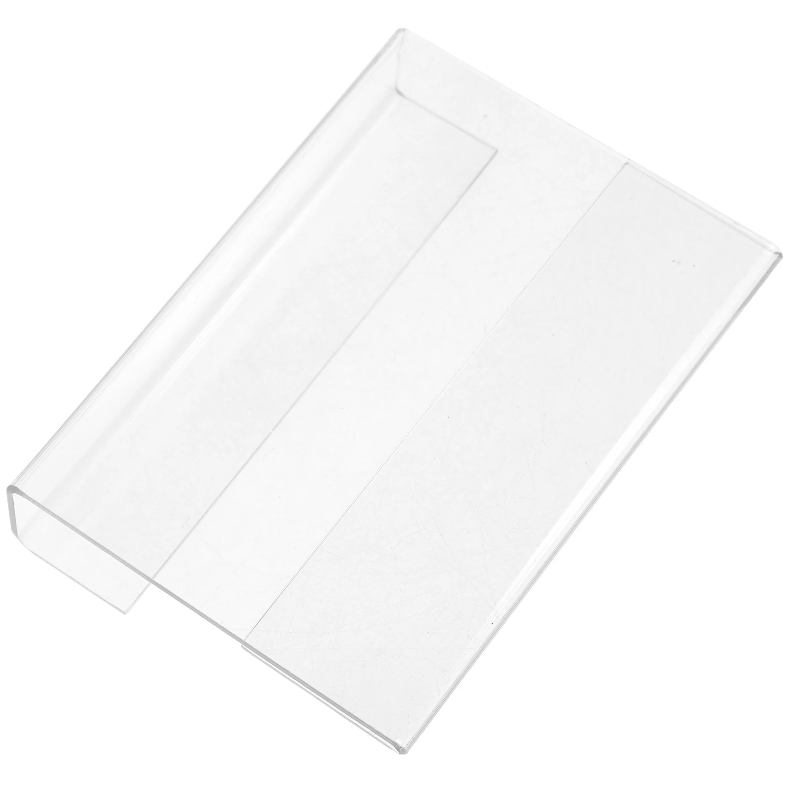 

Acrylic Name Card Holder Double Sided Job Title Sign Clear Hanging Workspace Seat Tag Office Supply Lightweight Portable