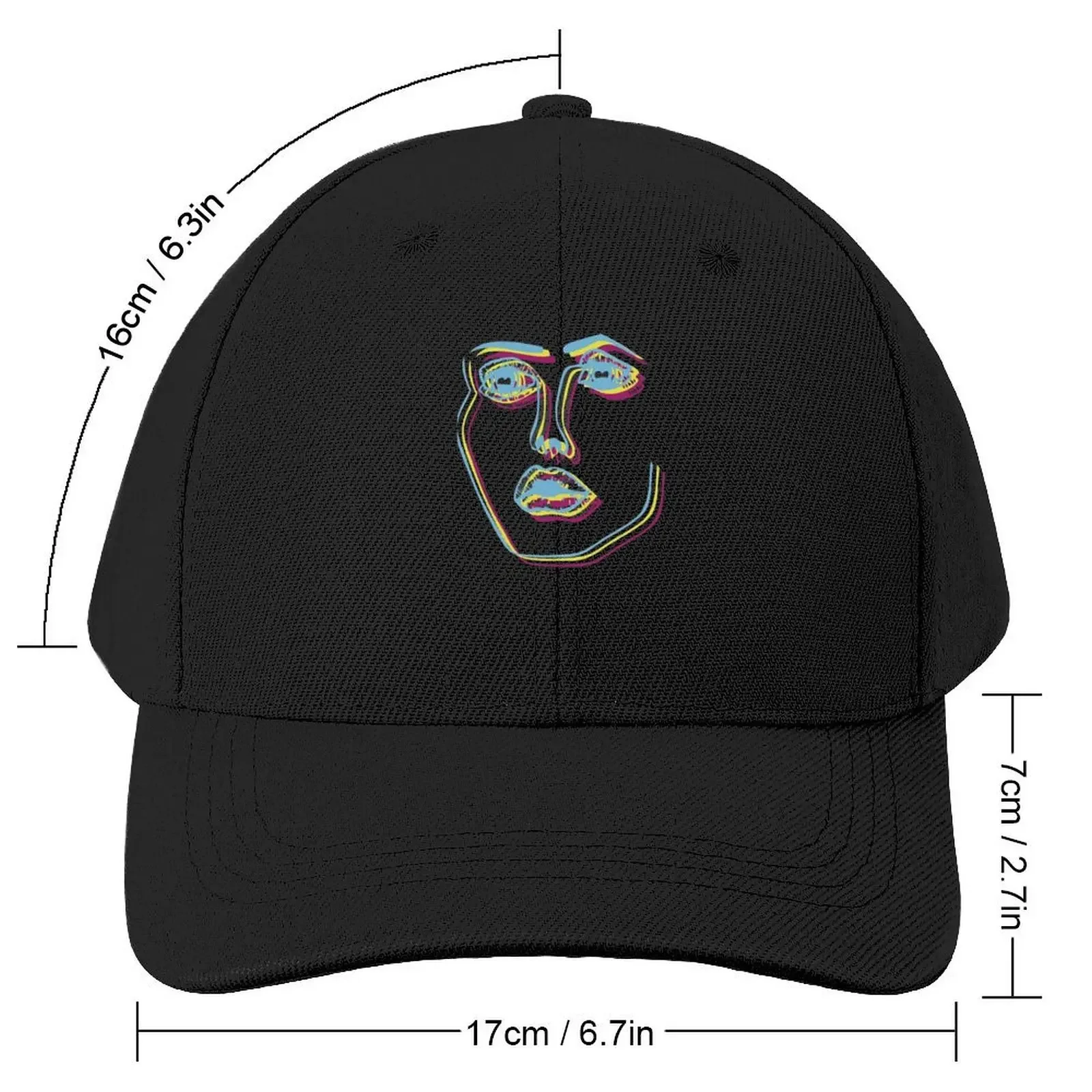 Disclosure face logo Baseball Cap Hip Hop fashionable Hats For Men Women's