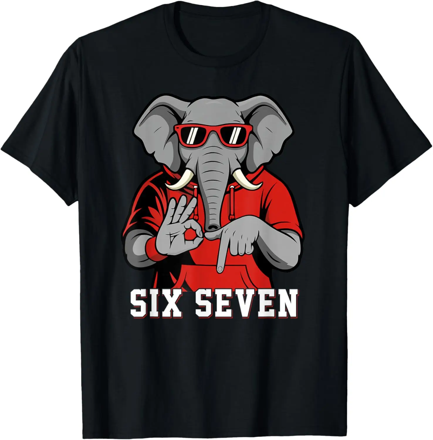 Funny Six Seven Alabama Graphic For Men Women Boys Kids T-Shirt 100% Cotton Trendy Y2K Short-Sleeve Tee – Soft, Quick-Drying, &