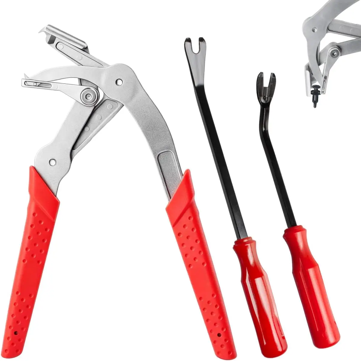

Auto Fastener Clip Removal Pliers, 2-Pack Stainless Steel Remover for Car Trim & Panel Clips