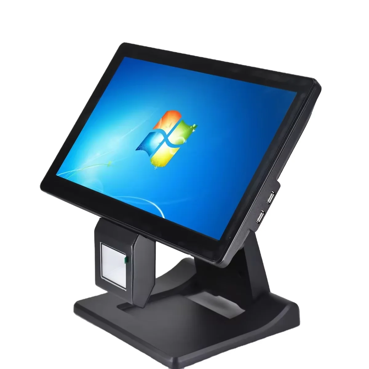15.6 Inch Single Touch Screen POS System Point of Sales Machine All in One Cash Register Folding Mobile Billing Touch POS System