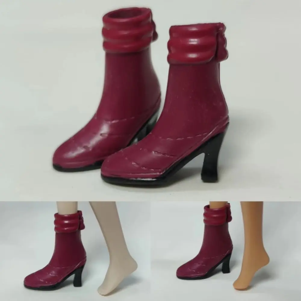 Retro Style 1/6 Doll Shoes Original 10 Styles High Heels Shoes 30cm Super Model Old-fashioned Boots Doll Accessories