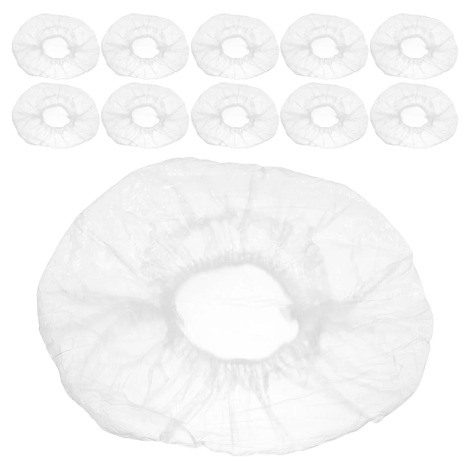 

300Pcs Beauty Salon Wash Basin Liners Disposable Thick Elastic Mouth Face Basin Bags Salon Supplies Transparent Wrapping Pouch