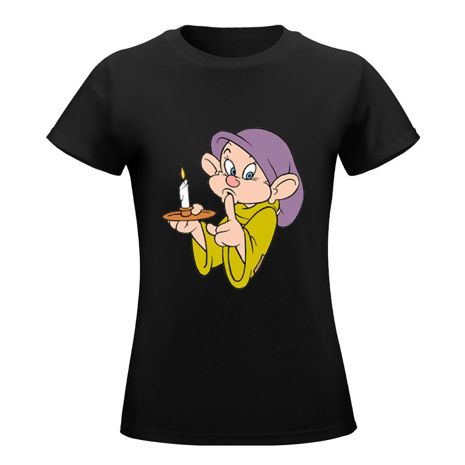 pretty dopey T-Shirt lady clothes kawaii clothes Aesthetic clothing Female clothing Women's cotton t-shirt