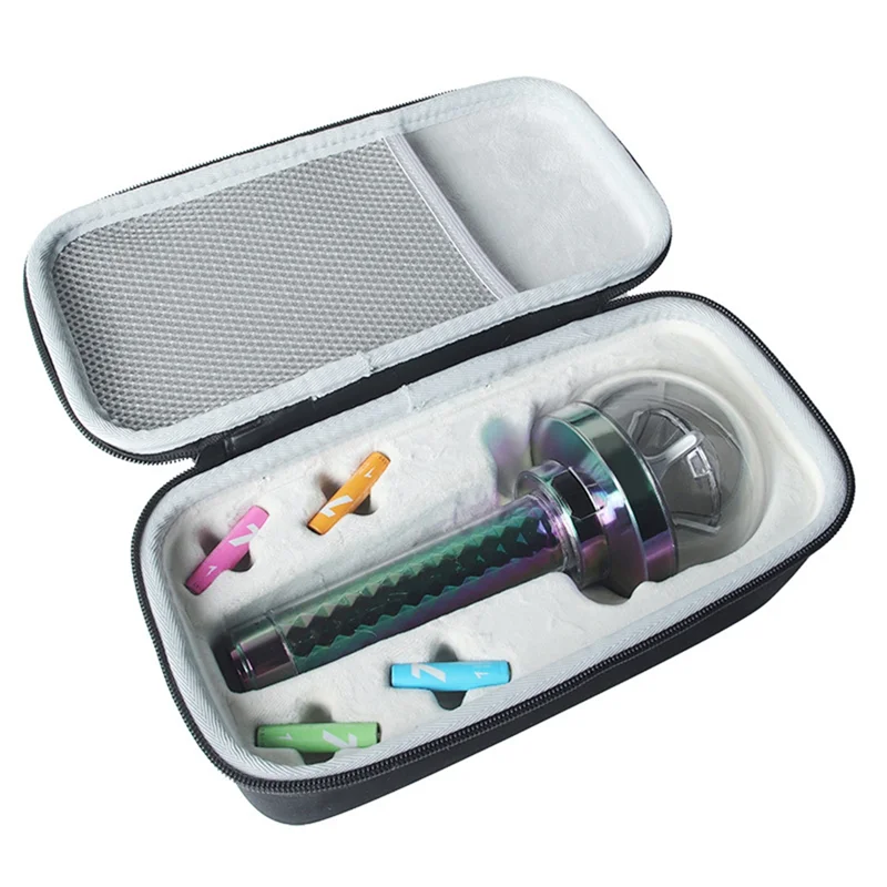 حقيبة كتف كاملة لتخزين عصا الضوء للحفلات الموسيقية من مادة EVA حقيبة حمل واقية محمولة ومتينة