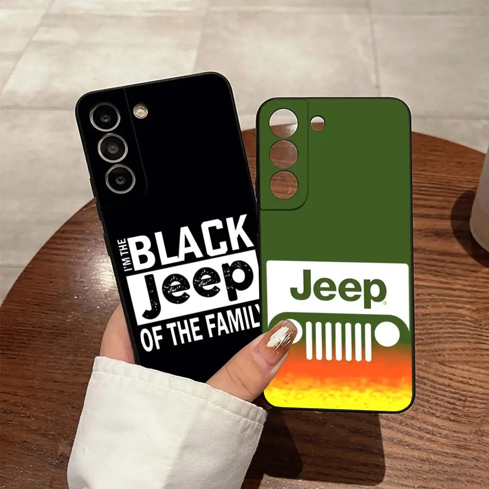 

Fashion Sports Car J-jeeps Logo Phone Case For S23 Samsung S24 Ultra S22 S20 Fe S21 Plus Galaxy A54 A34 A24 A53 Note 20 Cover