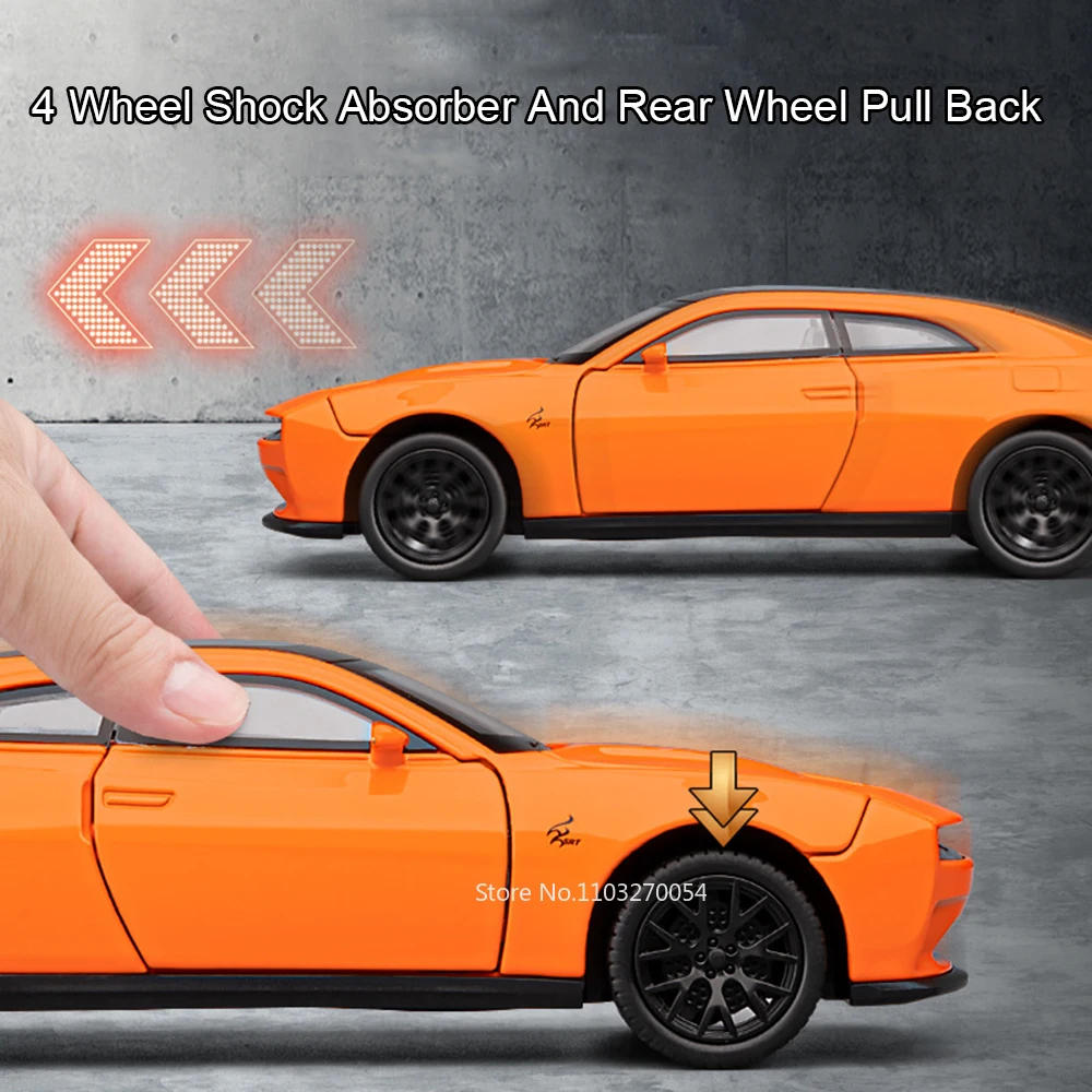 合金製 1:32 チャレンジャー ヘルキャット バイパー ミニチュア おもちゃ ダイキャストモデル スポーツカー サウンド ライト プルバック ドア開閉可能 車両 ホリデーギフト