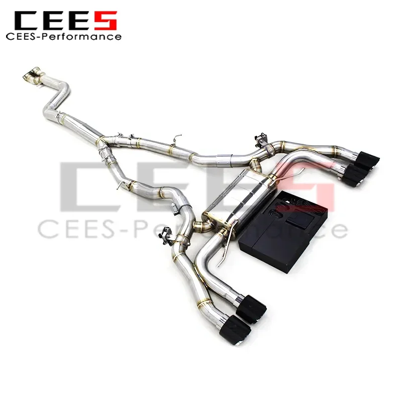 

Выхлопная система CEES Valvetronic для BMW X3M/X4M F97/F98 3.0T 2019-2023, новый дизайн, одинарная средняя труба, глушитель Catback из нержавеющей стали