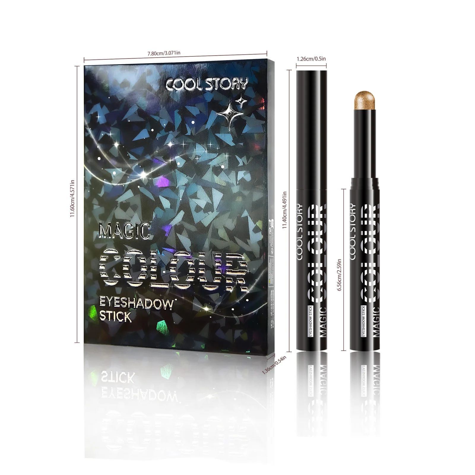 아이 섀도우 스틱 6 색 세트 진주 빛 아이 섀도우 펜슬 리터칭 하이라이트 언더 커버 펜슬 게으른 아이 메이크업 펜슬