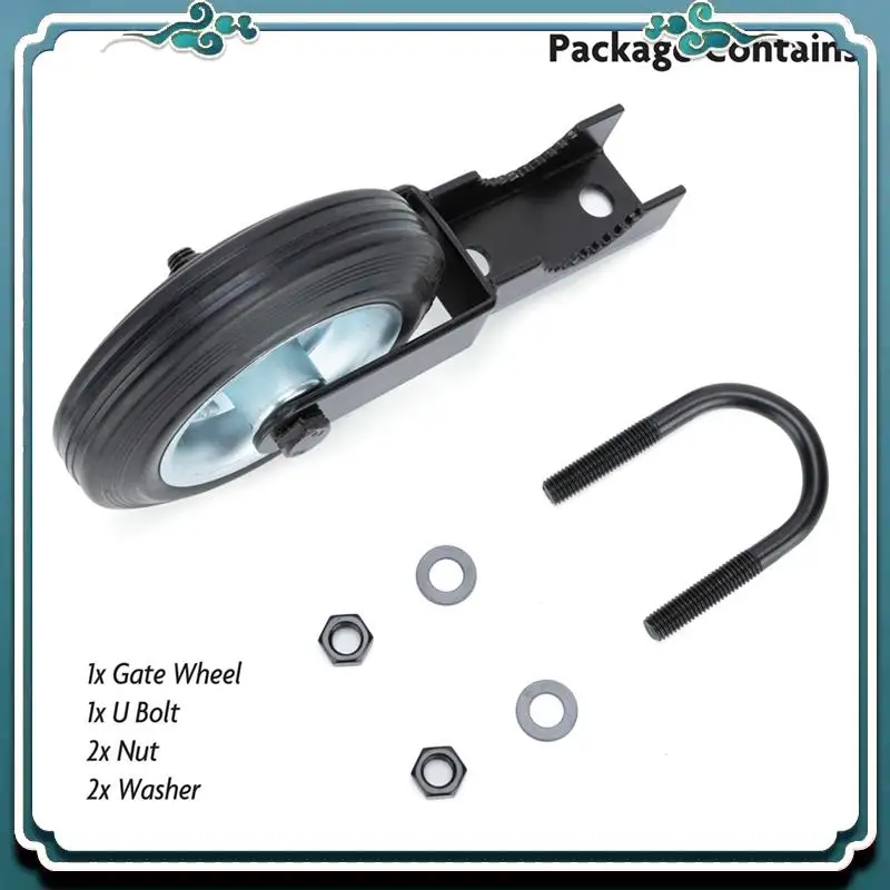 قسط 6 بوصة بوابة عجلة بوابة العجلات عدة الثقيلة بوابة مساعد عجلة بوابة دعم عجلة لسلسلة ربط سياج بوابة متأرجحة ، Durab #4