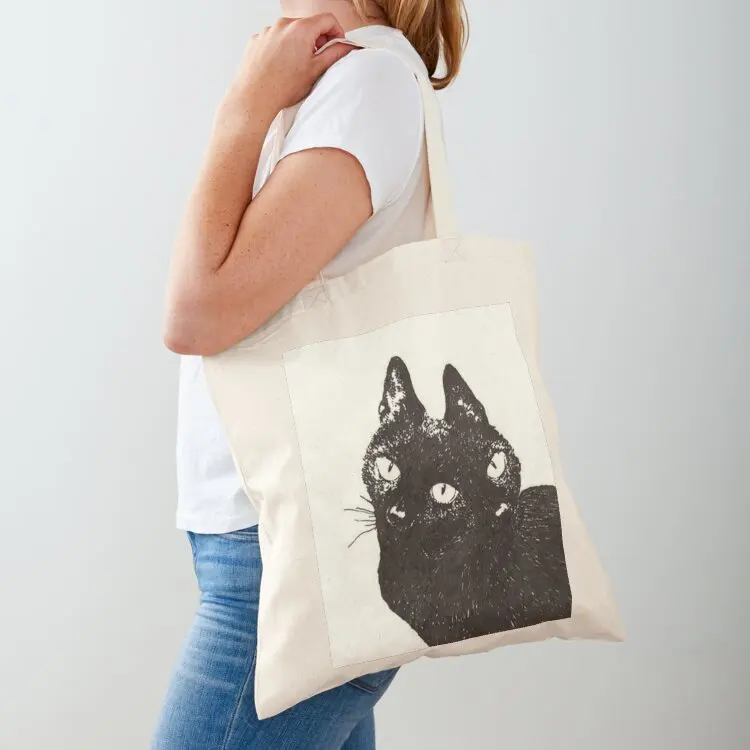 

junji ito Cat Tote Bag женская сумка женская сумка многоразовые сумки для покупок холщовая сумка-тоут
