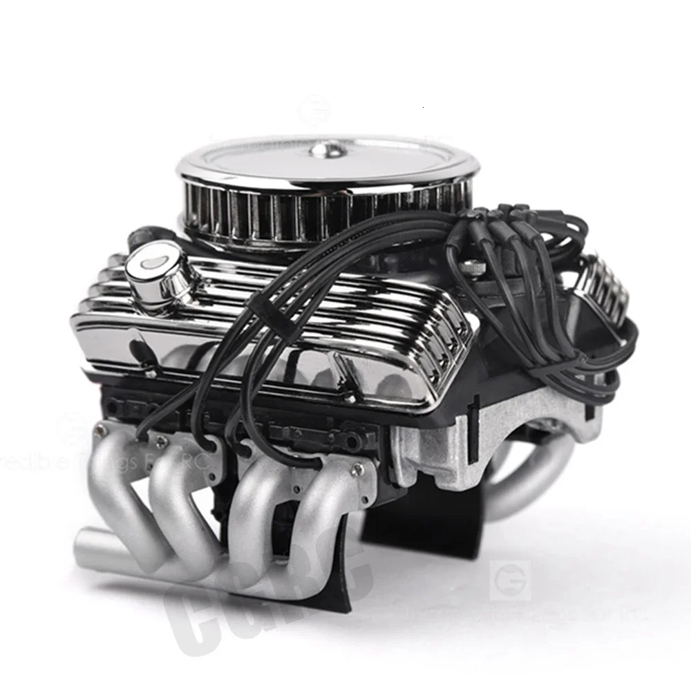 Classic V8 F82 Simulated Engine Motor Fan Radiator For 1/10 RC Crawler Car Traxxas TRX4  SCX10 Rc4wd D90 VS4 Upgrade