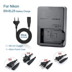 MH-32 MH32 Battery Charger for Nikon EN-EL25 ENEL25 EN25 Battery Z30 Z50 ZFC micro single camera