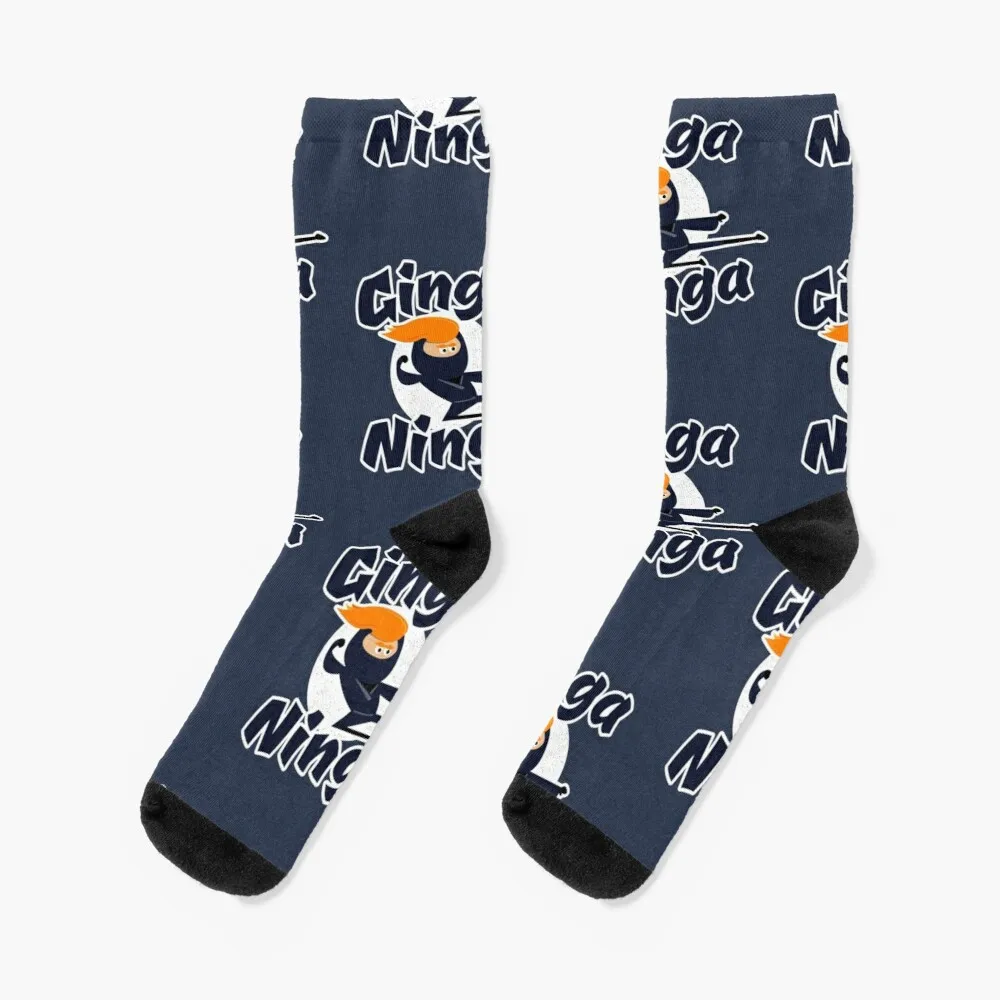 

Ginga Ninja - Readhead Martial Artist Socks Sport Socks Luxury Socks