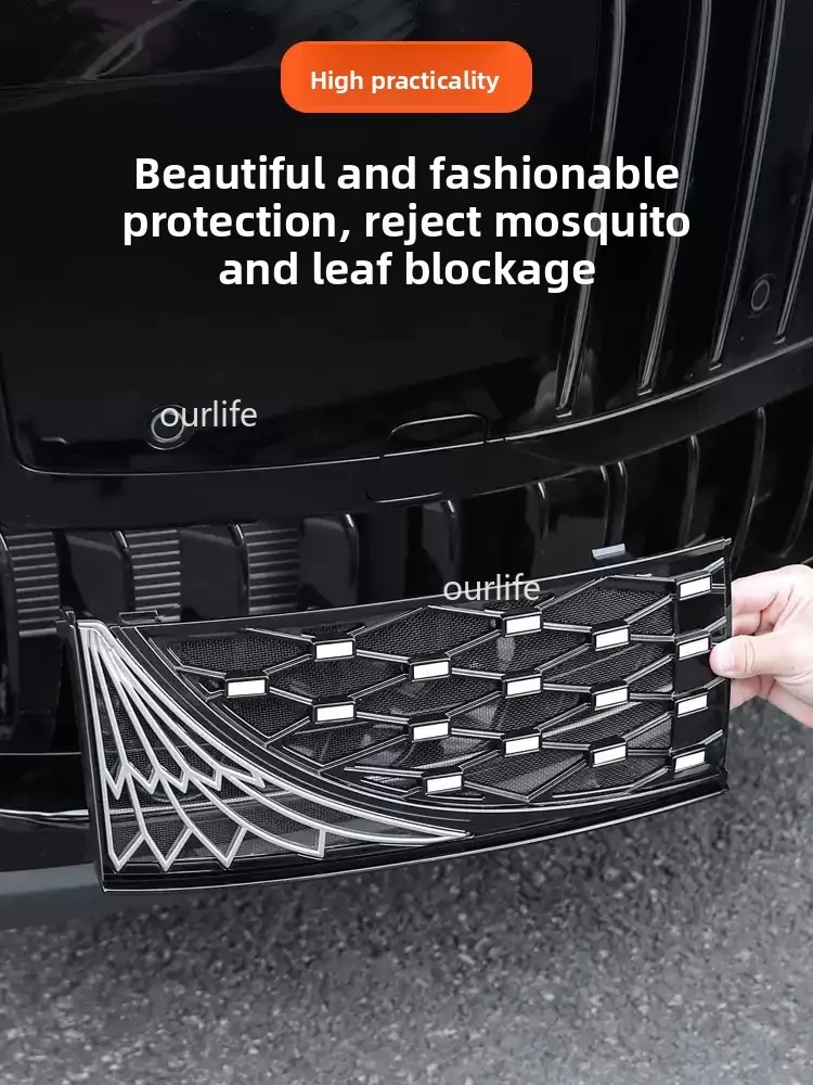 For Esteo Exlantix ET8 2026 Car Styling Insect Proof Net Protective Cover Front Bumper Dust-proof Grille Cover Auto Accessories