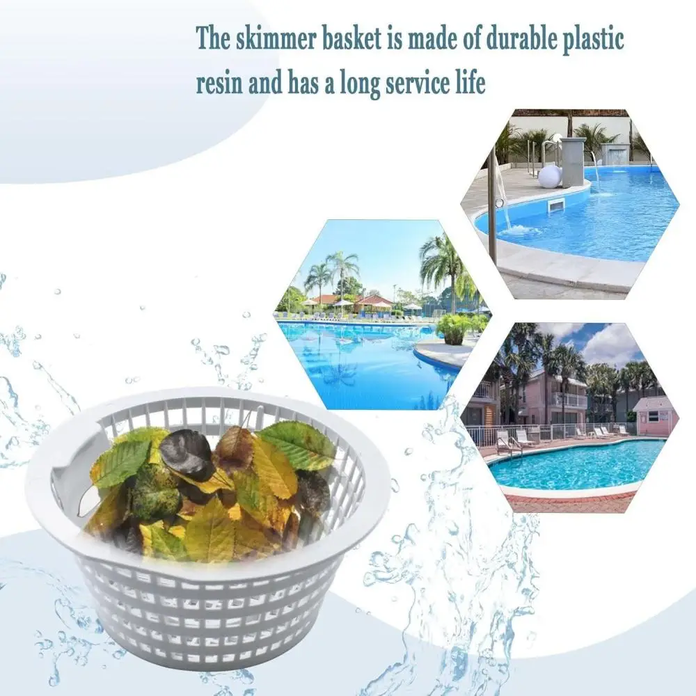 Swimming Pool Skimmer Basket 8928 Replacement Inground Filter Strainer Cleaner Mesh Accessory For Waste Removal Utility