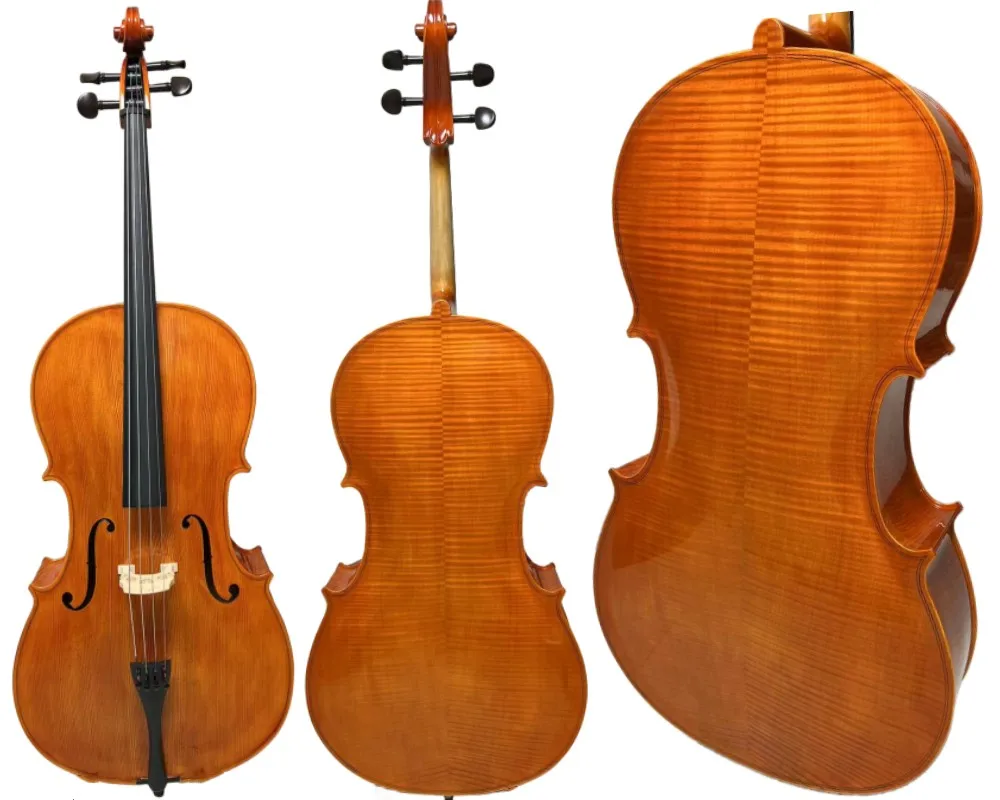 Strad style SONG Brand Master Cello 4/4, Stradivarius Modell, słodki ton # 15030