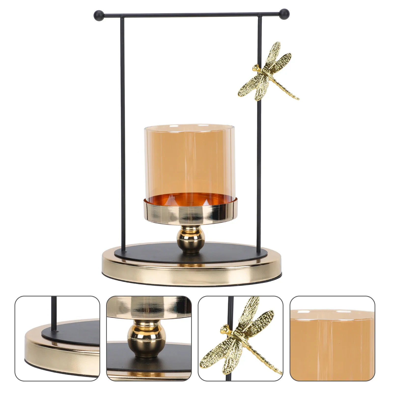 

1 шт. Подставка в виде стрекозы: стильный и уникальный держатель для обеденного стола, декор для вечеринок и фестивалей, металлический художественный контейнер для дома