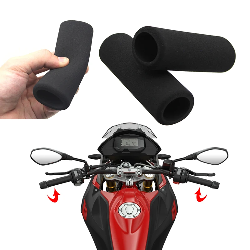 For BMW G310GS G310R Anti Vibration Handle Bar Foam Comfort Slip Over Grips G 310R G 310GS G310 R G310 GS G 310 GS R Motorcycle