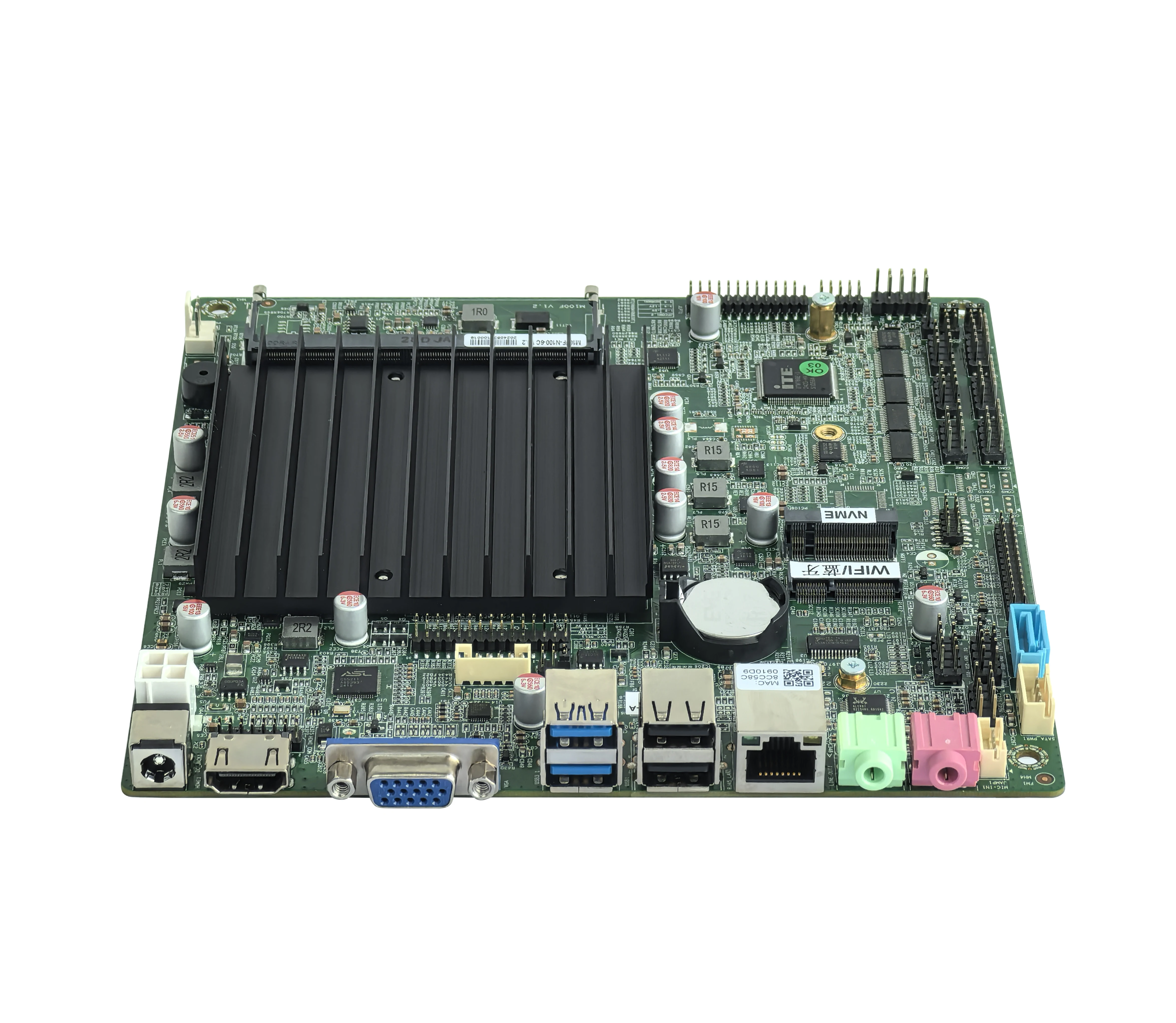 Hot Sale Cheap Alder Lake-N Series N200 N100 N97 N95  CPU   Lvds Rs232com   Mini Itx Motherboard for Mini Pc