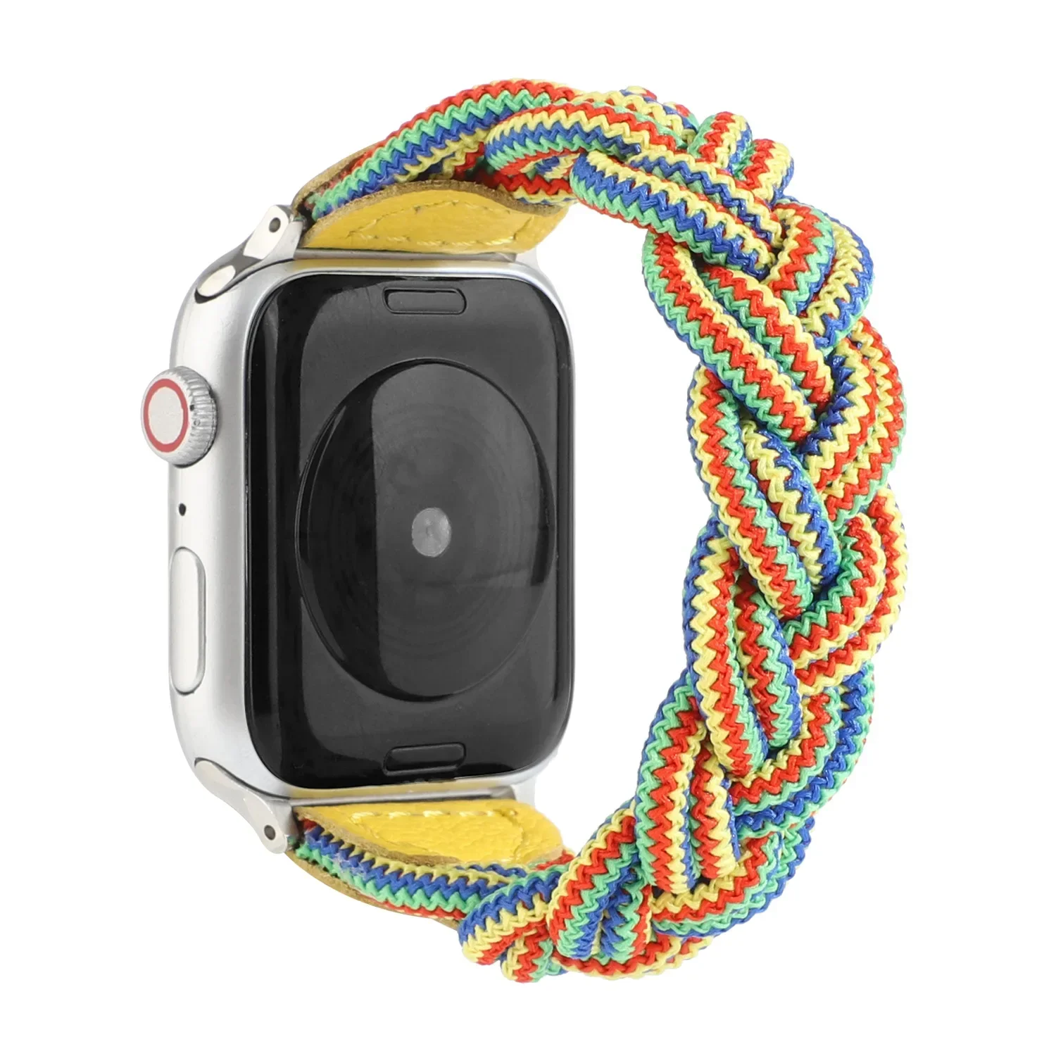 Braided Strap For Apple Watch Band 44mm 40/41mm 45/49mm Elastic Solo Loop Woven Bracelet for iWatch Ultra 2 Series 9 8 SE 7 6 5