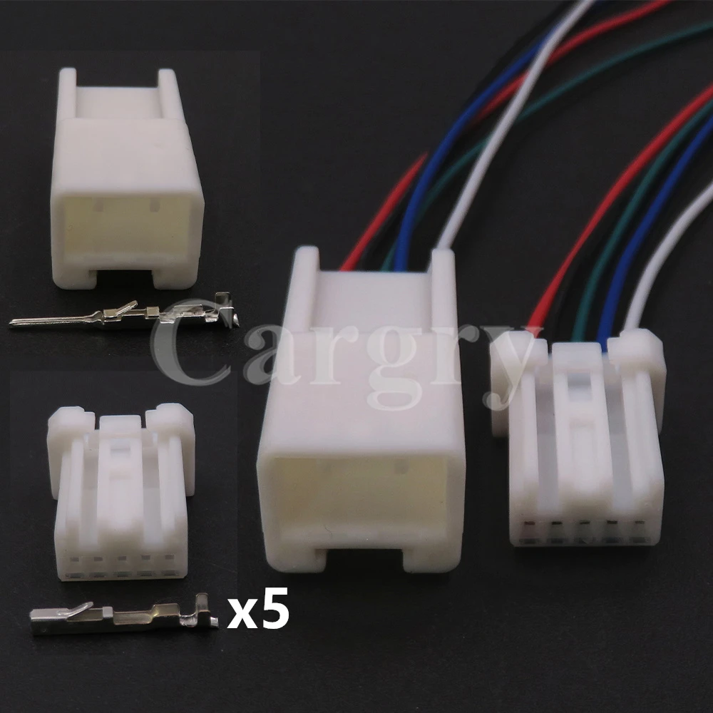 1 Set 5P Automobile Automatic Start and Stop System Wiring Terminal Connector Car Socket AC Assembly For Honda CRV XRV