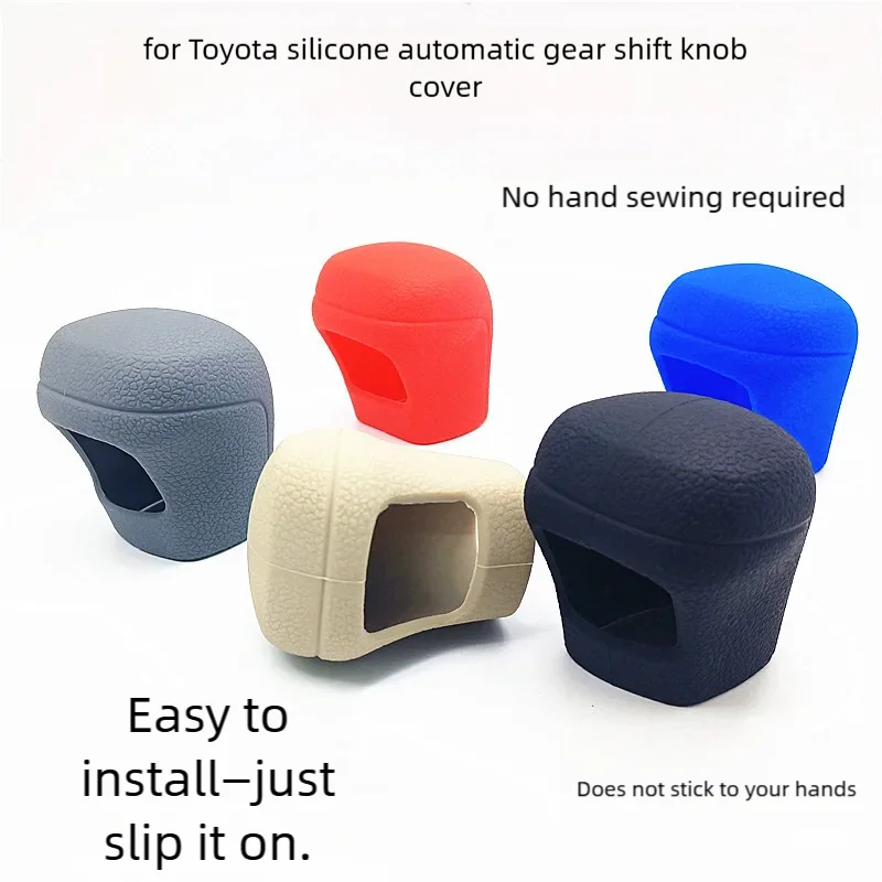 Suitable for Toyota Car Silicone Automatic Transmission Gear Shift Lever Cover 2019-2025Corolla 2018-2023Crmry Eighth Generation 2019-2025Levin 2022-2025Izoa 2022-2023C-Hr 2022-2025Frontlrnder Gear Shift Protection Cover