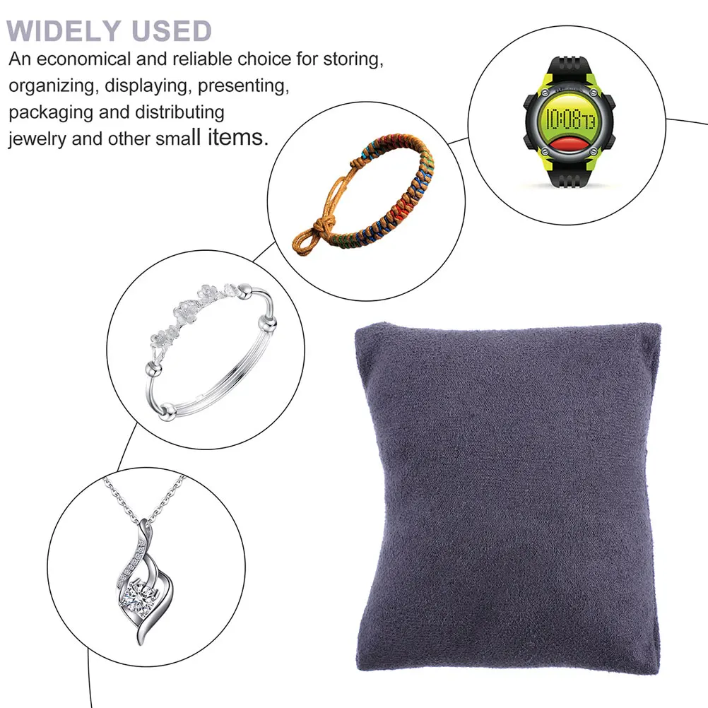 

10Pcs Jewelry Storage Box Watch Pillow Cushions Soft Display Holders for Watches Bangles Watch Pillow Bangle Cushion