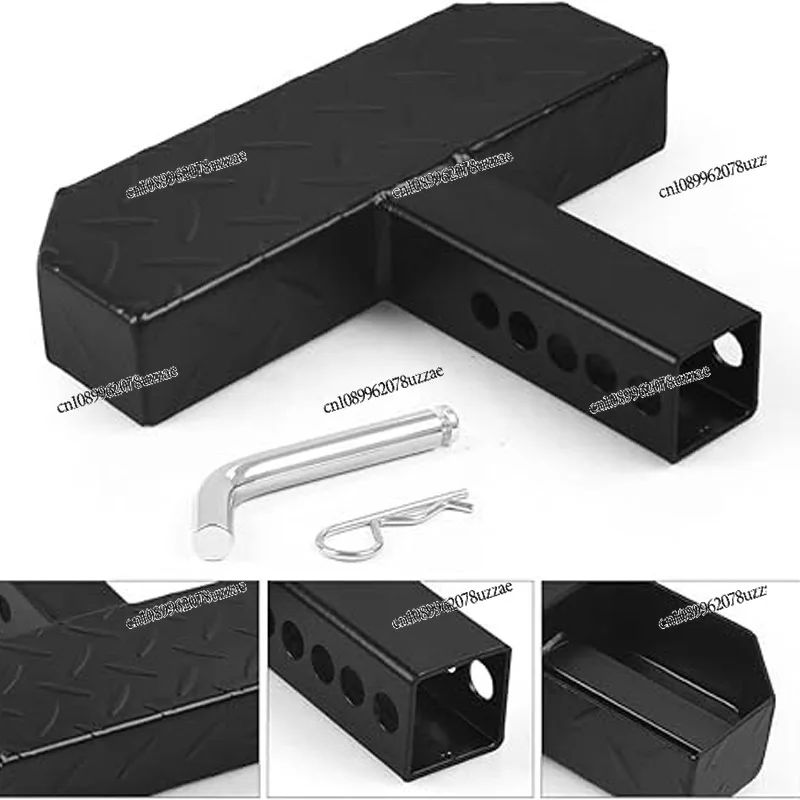 Thickened Metal Trailer Bar Foot Pedal Square Mouth Universal Tailgate Step Anti-skid Accessories