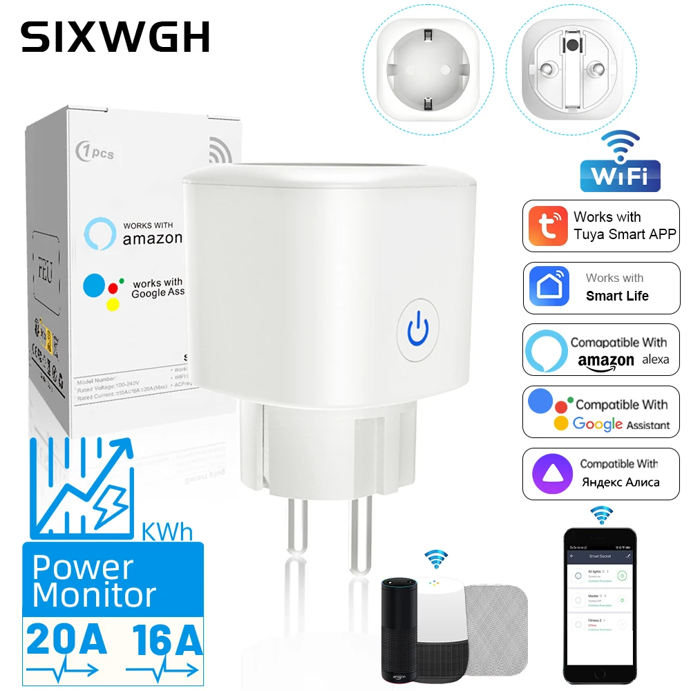 Tuya Wifi Smart Plu…
