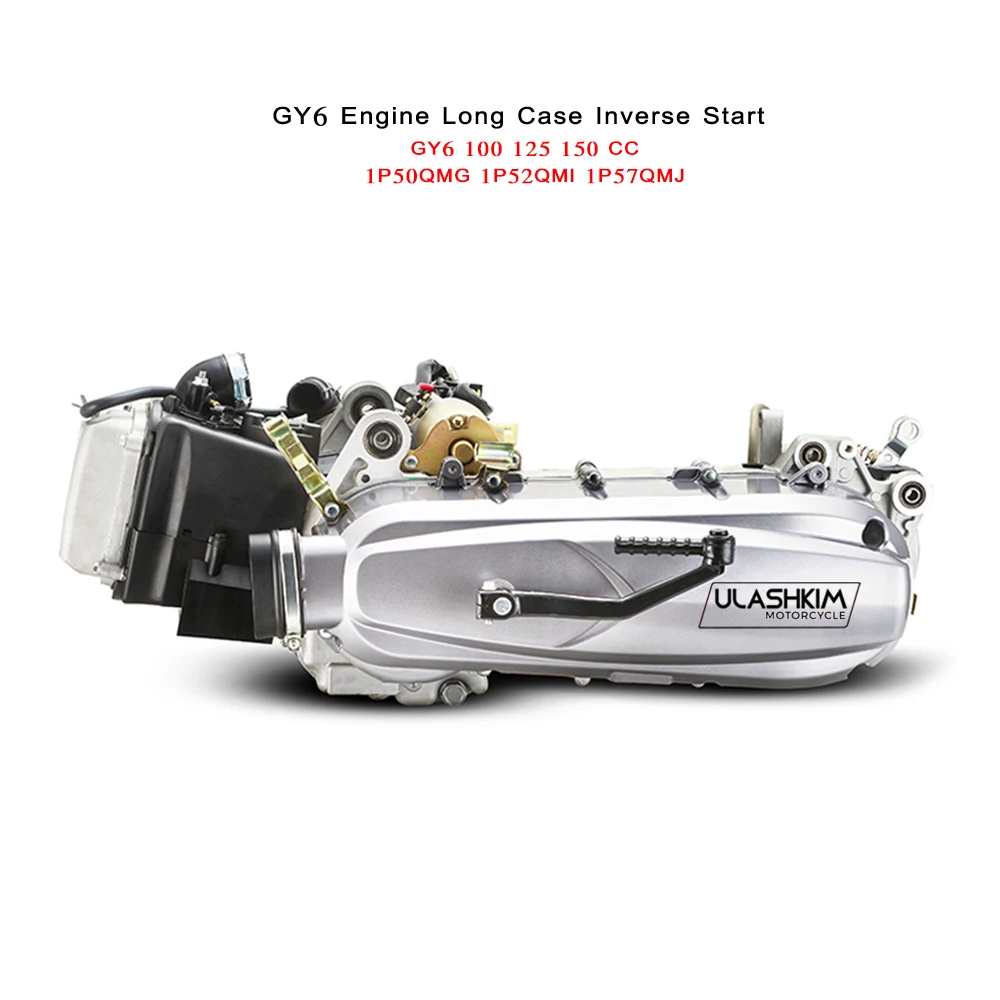 

Motorcycle Engine GY6 100 125 150 CC 1P50QMG 1P52QMI 1P57QMJ Engine Long Case Inverse Start Engine for Honda