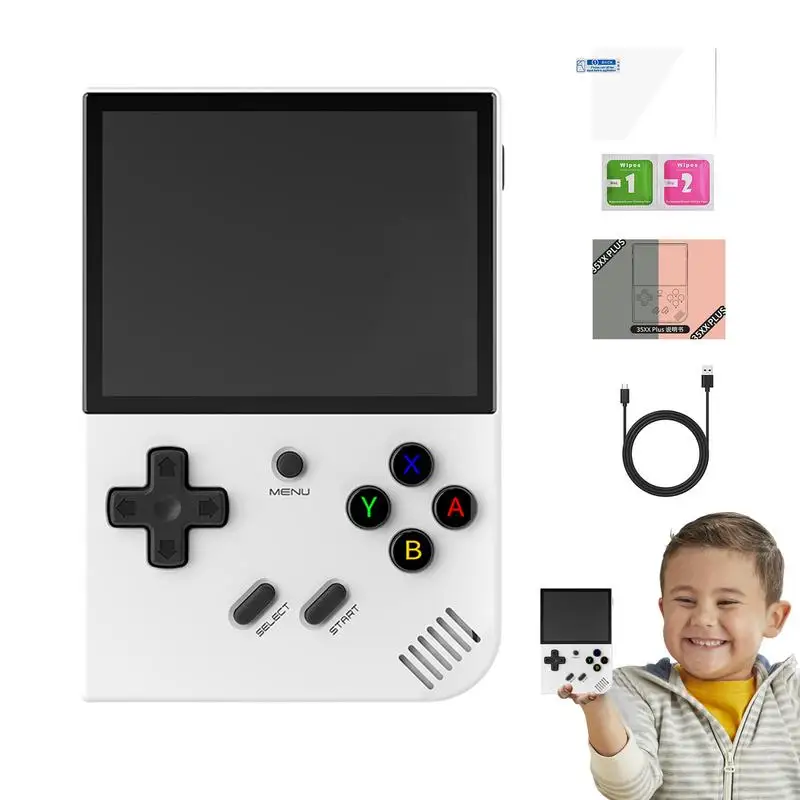 Vintage Handheld Game Console Portable Rechargeable Open Source Ips Retro Games Consoles Rechargeable Open Source Retro Games