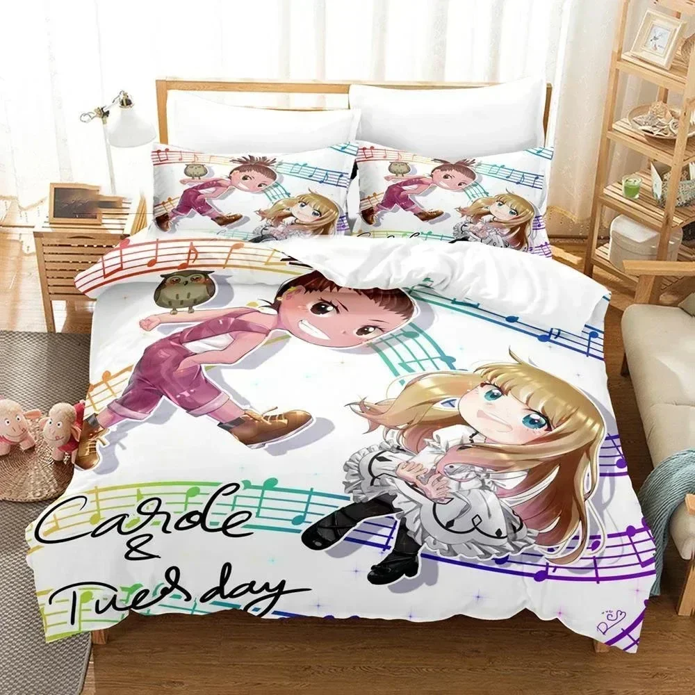 

3D Carole & Tuesday Bedding Set Duvet Cover Sheet Printed Bed Set Pillowcase Bed Full Queen King Size Comforter Bedroom