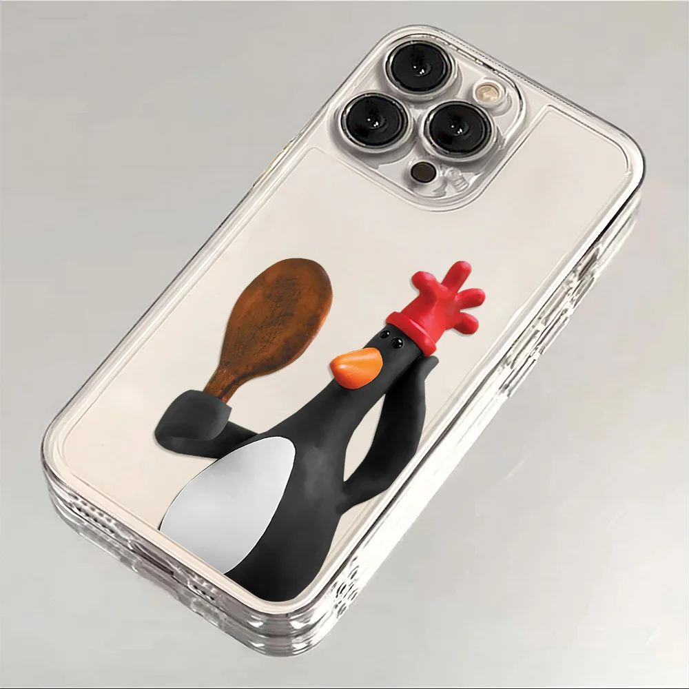 Y2K W-WallaceS لطيف G-Gromit جراب هاتف ل vivo Y04 V50 Y29 Y19S Y03 Y28 V30E V40 Y27 Y36 Y100 Y17S V27 لايت 5G غطاء شفاف من البولي يوريثان #3