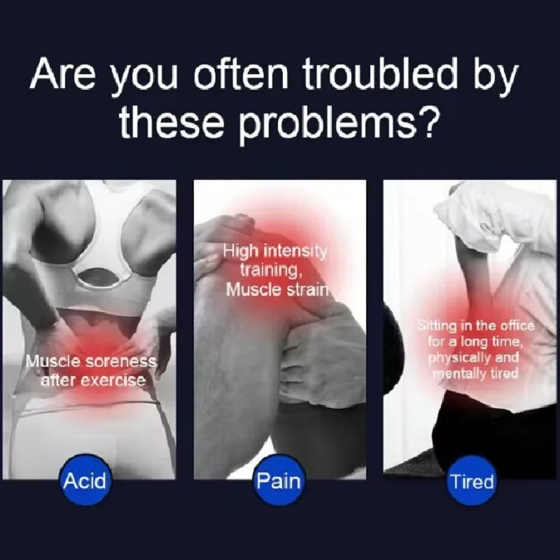 وصول جديد جهاز تدليك Gusha الليفي العضلي NMES يده مدلك العضلات العميقة