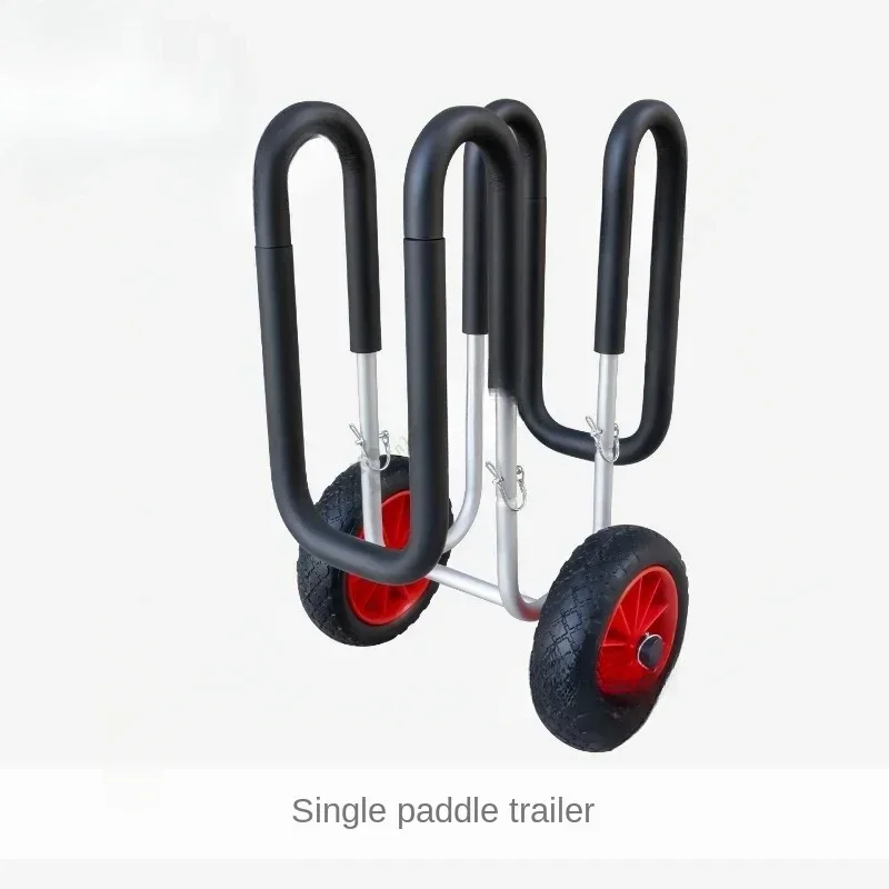 Single Paddle Board, Trailer Aluminum Alloy, Ocean Canoe Surf Paddle Board Bracket, Dismantling Cart