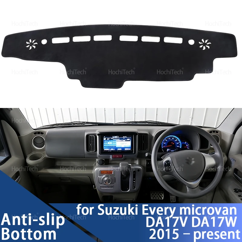 Für Suzuki Jedes Microvan DA17V DA17W 2015-heute Auto Dashboard Abdeckung Dash Matte Bord Pad Teppich Dashmat Anti-UV MatF