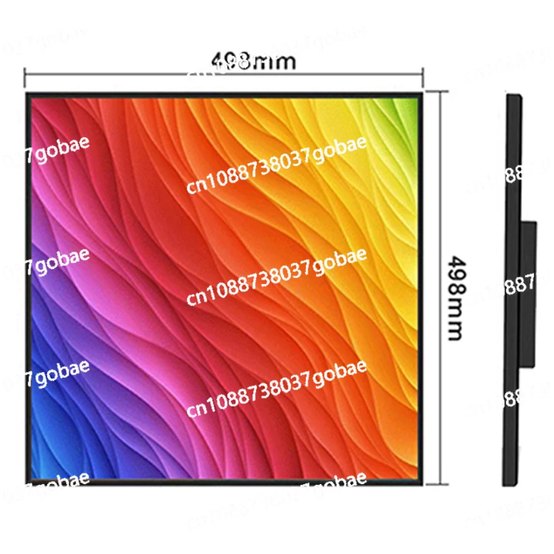 PC Monitor 26.5 Inch 2K 1920x1920 1:1 60Hz 5Ms Response Time IPS Square Monitor, LED LCD Ultra-Narrow Bezel Monitor