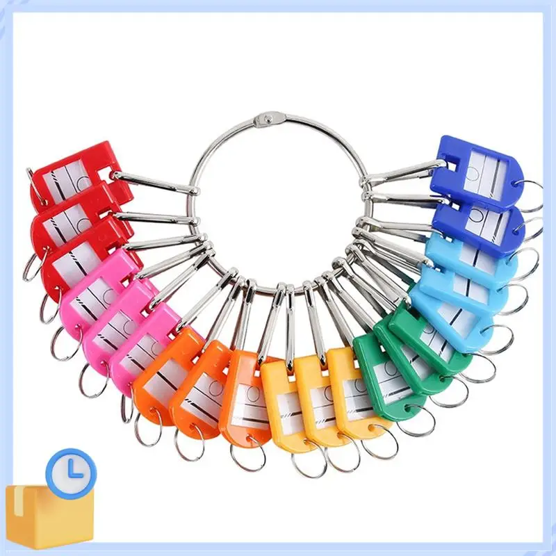 Popular Key Organizer Durable In Use With 30 Spring Hooks & Key Tags With Ring And Label Window