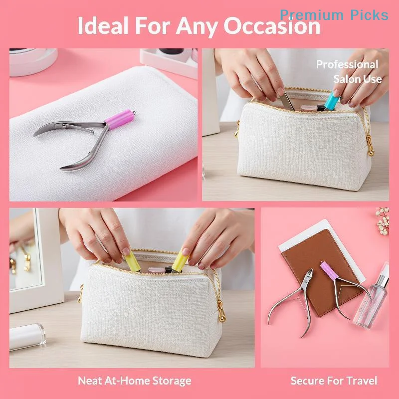 Durable Silicone Nipper Dust Cover Scratch Resistant Protective Sleeve for Cuticle Scissors Perfect Manicure Accessory for Home