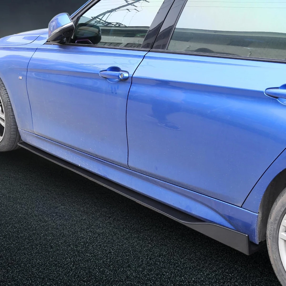 2m/2,2m Auto-Seitenschweller Universal 6-teilige Seitenschweller-Erweiterungen Winglet Splitter Lippe für BMW, Audi, VW, Honda, Benz – Detail 5