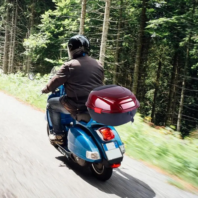 Mallette de Rangement pour Moto, Coffre Épais, Bagage de Queue pour Hurbike