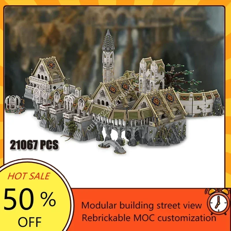 Magic Fairy Town Modular MOC Creative street view Model Building Blocks Architecture DIY Education Assembly Model Toys Gifts